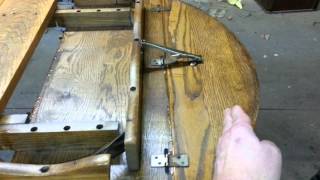 Skips Custom Refinishing Part 1 of Remodeling a 42quot Drop Leaf Table [upl. by Ahkos502]