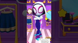 Gwen Stacy Ghost Spider My Talking Angela 2 gwenstacy ghostspider mytalkingangela2 spiderman [upl. by Atlante]