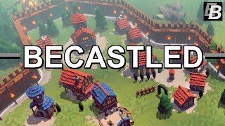 Becastled Gameplay Preview  Chill Medieval TownBuilding Game Demo Version [upl. by Nolyarg]