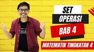 ULANGKAJI Matematik SPM KSSM Bab 4  Operasi Set Part 7  Tingkatan 4 [upl. by Eittam]