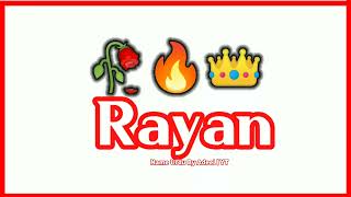 Rayan Name Meaning In Urdu  Rayan Naam ka matlab kyi hota hai  Girl names urdu  Names Point [upl. by Engel]