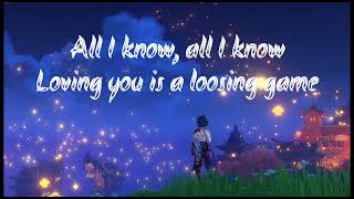 loving you is a losing game  lyrics video [upl. by Akelahs]