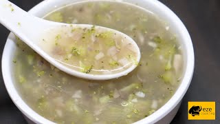 Mushroom broccoli soup  Soup recipe for weight loss  Healthy soup recipe [upl. by Etteluap]