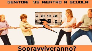 GENITORI VS RIENTRO A SCUOLA Allarme salute mentale [upl. by Acassej]