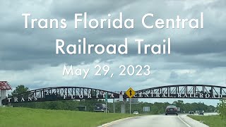 Trans Florida Central Railroad Trail in Fellsmere Florida [upl. by Ahsemrac]