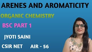 Arenes And Aromaticity Organic Chemistry Bsc part 1 Isomerism Of Benzene Derivative [upl. by Asiram]