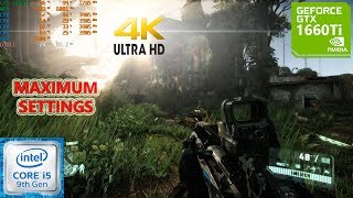 Crysis 3 GTX 1660 Ti  i5 9400F Max Settings 4K [upl. by Arathorn]