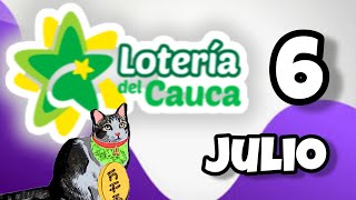 Resultado LOTERIA DEL CAUCA Sabado 6 de Julio de 2024 [upl. by Norahs2]