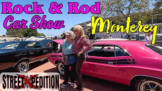 Sun Sounds and Style Monterey Rock and Rod Car Show Highlights [upl. by Eilatam]