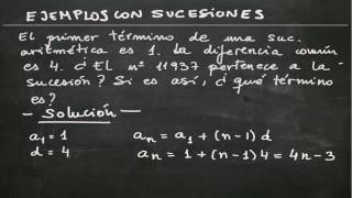 Ejercicio de Sucesiones aritméticas y geométricas [upl. by Marijn]