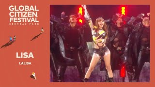 LISAs performance of LALISA ignites Central Park  Global Citizen Festival NYC 2024 [upl. by Lleuqar]