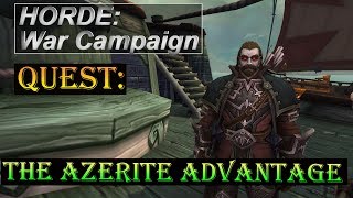 Quest The Azerite Advantage  Battle for Azeroth  Zuldazar Questing  WoW [upl. by Meill]