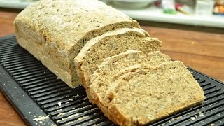 122 Vollkornbrot Körnerbrot Dinkel  selber machen  KanalELF  Rezepte [upl. by Hajidak]