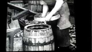 Producing Guiness barrels long time ago [upl. by Solley]