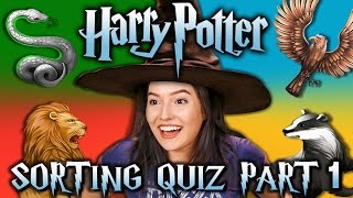 HARRY POTTER SORTING QUIZ  HOGWARTS HOUSES React Special [upl. by Ademla]