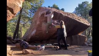 Zarzamora 7B Parking Boulders Albarracin Spain [upl. by Innob]