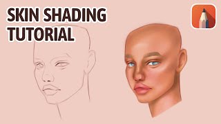 Skin Smoothing Editing tutorial in Autodesk Sketchbook  Face smooth photo editing  Photo editing [upl. by Acinomahs]