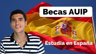 Becas AUIP para estudiar en España [upl. by Wisnicki630]