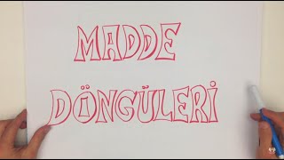 11dkda MADDE DÖNGÜLERİ [upl. by Hairehcaz]