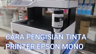 PENGISIAN TINTA PERTAMA KALI PADA PRINTER EPSON M2140  PRINTER TERCEPAT DAN BANDEL BANGET [upl. by Tnomed]