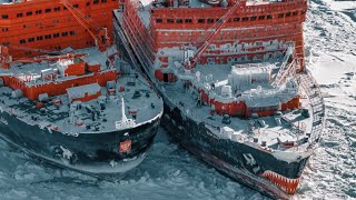 10 Biggest Icebreakers in the world  बर्फ तोड़ने वाले समुंद्री जहाज  icebreaker top10 [upl. by Ivel]