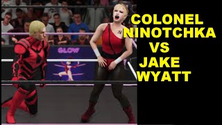 GLOW 1985 Colonel Ninotchka vs Jake Wyatt  No Holds Barred [upl. by Arvin126]