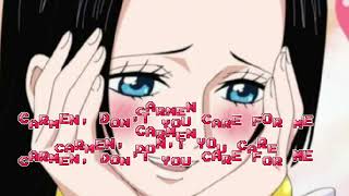 TotoCarmen lyrics algorithm lyricvideo classicrock onepiece boahankock [upl. by Kissie]