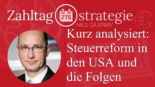 Kurz analysiert Steuerreform in den USA und die Folgen [upl. by Tarra163]