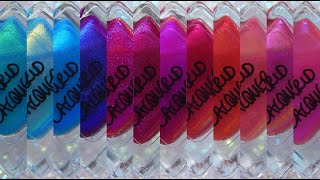 Lurid Lacquer  July 2024 Summers With My Siblings Collection [upl. by Nosyaj]