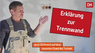 StänderwandTrennwand selber bauen W112  Erklärung Teil 2  DH  Trockenbau [upl. by Anawal]