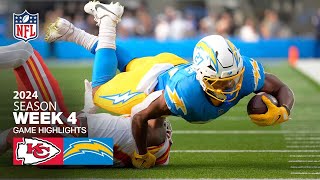 Kansas City Chiefs vs Los Angeles Chargers Game Highlights  NFL 2024 Season Week 4 [upl. by Cherise498]