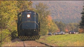 CMRR  Catskill Mountain Railroad  Fall Foliage Train Ride  Mt Tremper NY  SAVETHERAILSORG [upl. by Luca]