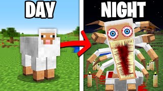 Minecraft but It Gets Scary at Night [upl. by Nylorac]