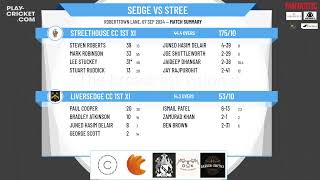 Liversedge CC 1st XI v Streethouse CC 1st XI [upl. by Nahtanohj]