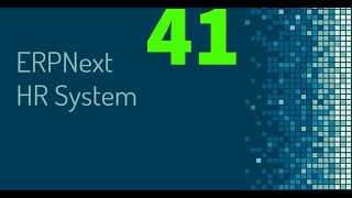 41 ERPNext HR Human Resource Process Overview [upl. by Clerissa]