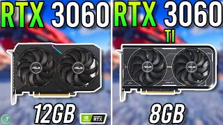 RTX 3060 12GB vs RTX 3060 Ti 8GB  Which is Better [upl. by Kala]