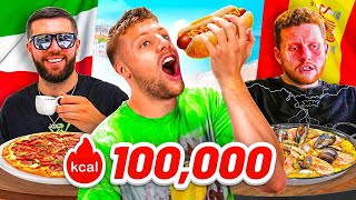 SIDEMEN EUROPE 100000 CALORIE CHALLENGE [upl. by Enaej947]