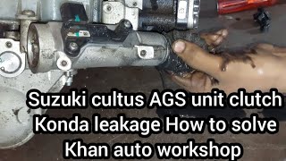 Suzuki cultus AGS unit auto transmission clutch konda leakage [upl. by Horatio]