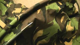 Dutch Army Hooped Bivi Bag  MODIFIED  ideal for wild camping uk [upl. by Moishe]