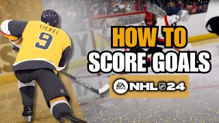 NHL 24  HOW TO SCORE GOALS [upl. by Adnahc]