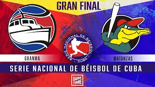 Granma v Matanzas  Serie Nacional de Beisbol de Cuba  June 29 2022 [upl. by Hunfredo]