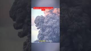 Stromboli volcano explodes Italy [upl. by Asylem744]