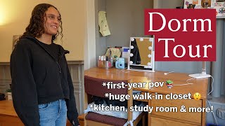 Harvard Dorm Tour 🏠  FirstYear Harvard Student 2024 [upl. by Laubin]