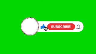 Green Screen Subscribe Button No Copyright greenscreen AbdiBateno [upl. by Cogn]