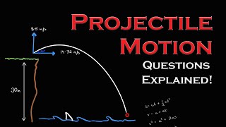 Projectile Motion 3 methods to answer ALL questions [upl. by Alusru]