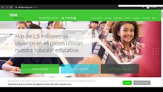 ¿Cómo crear una clase en Blinklearning [upl. by Meir101]