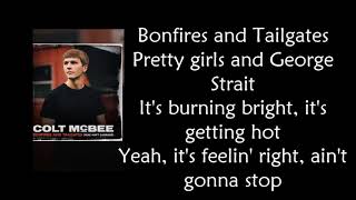 Bonfires and Tailgates lyrics  Colt McBee feat Matt Carriker [upl. by Lamok202]