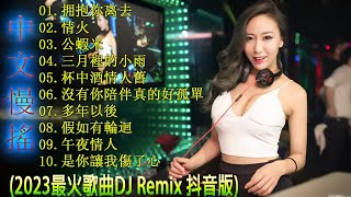 最好的音樂Chinese DJ【拥抱你离去 ♪ 情火 ♪ 公蝦米 ♪ 三月裡的小雨 ♪ 杯中酒情人舊】DJ REMIX 舞曲  年最劲爆的DJ歌曲  2023最火歌曲DJ Remix 抖音版 [upl. by Narhem]