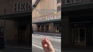 things at Heinz Hall that just make sense [upl. by Amelie]