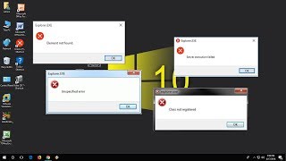 How to Fix All ExplorerExe Errors in Windows 1078 [upl. by Aerdnael]